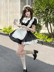 cutiekill-kawaii-vintage-ruffles-maid-dress-ah0905
