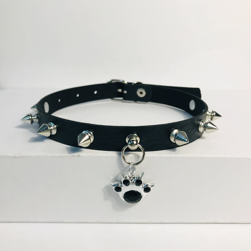 cutiekill-kitty-claw-puppy-paw-studded-choker-ah0802-8