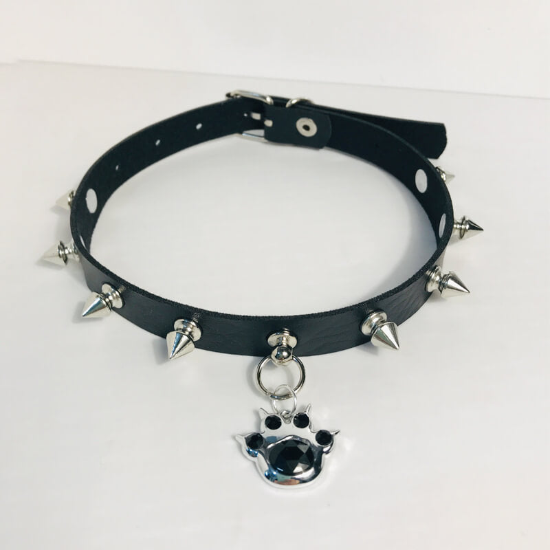 cutiekill-kitty-claw-puppy-paw-studded-choker-ah0802-8