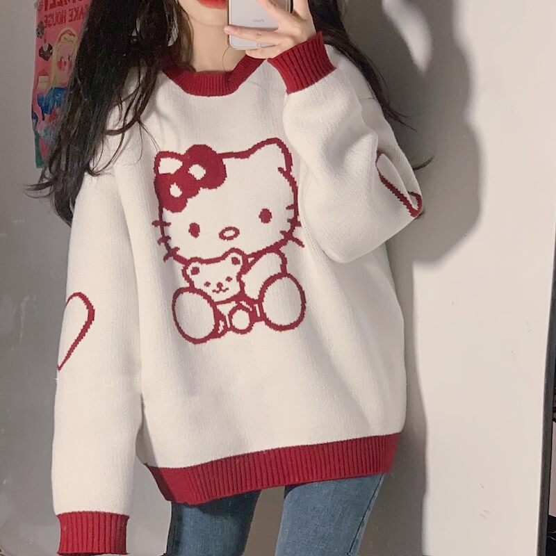 cutiekill-kitty-doll-fluffy-sweater-m0082