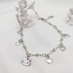 cutiekill-kitty-thorns-y2k-necklace-ah0449