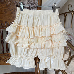 Lace doll ruffled bloomers