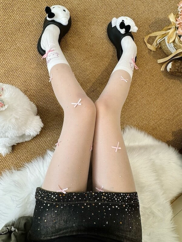 cutiekill-lolita-bow-rhinestone-shimmer-tights-c0426