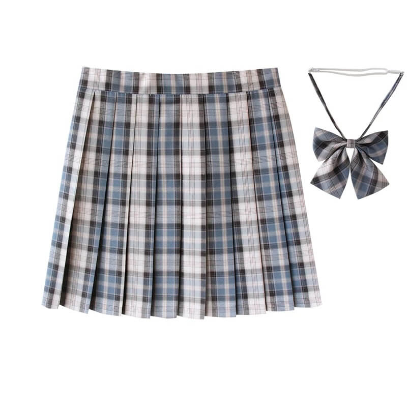 cutiekill-lotus-blue-khaki-jk-vintage-plaid-uniform-skirt-c0018312