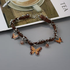 cutiekill-maillard-brown-butterfly-necklace-ah0785