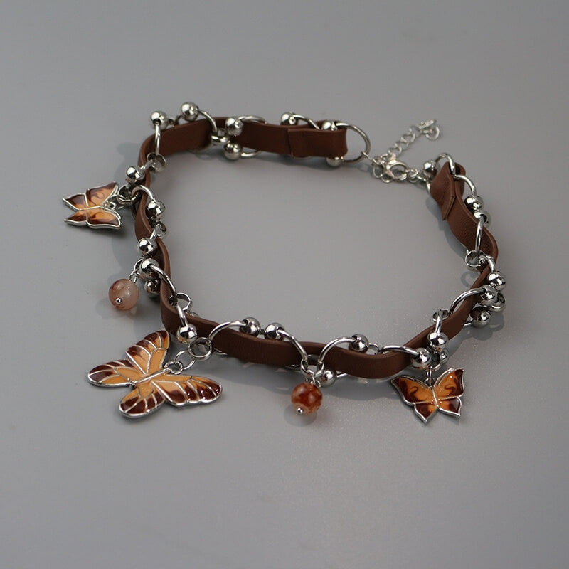 cutiekill-maillard-brown-butterfly-necklace-ah0785