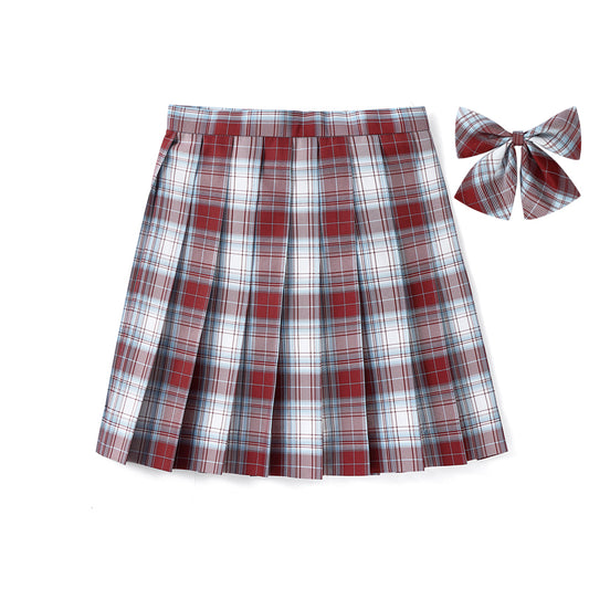 [Merry Plaid] JK vintage plaid uniform skirt
