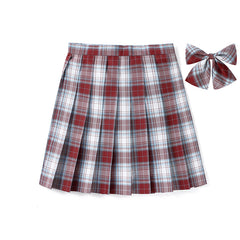 [Merry Plaid] JK vintage plaid uniform skirt