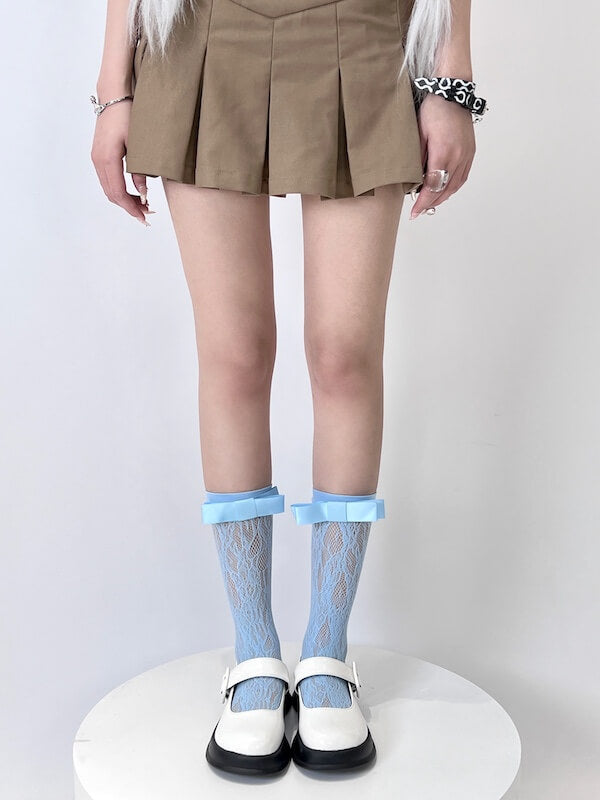 cutiekill-pastel-core-knot-bow-lace-socks-c0253