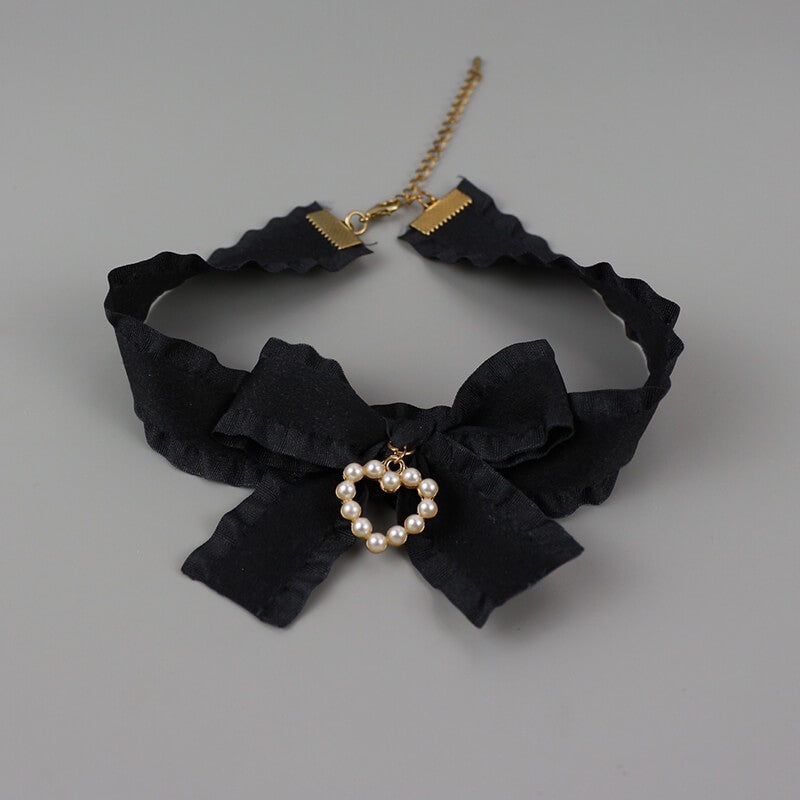 cutiekill-pearl-heart-red-bow-choker-ah0780