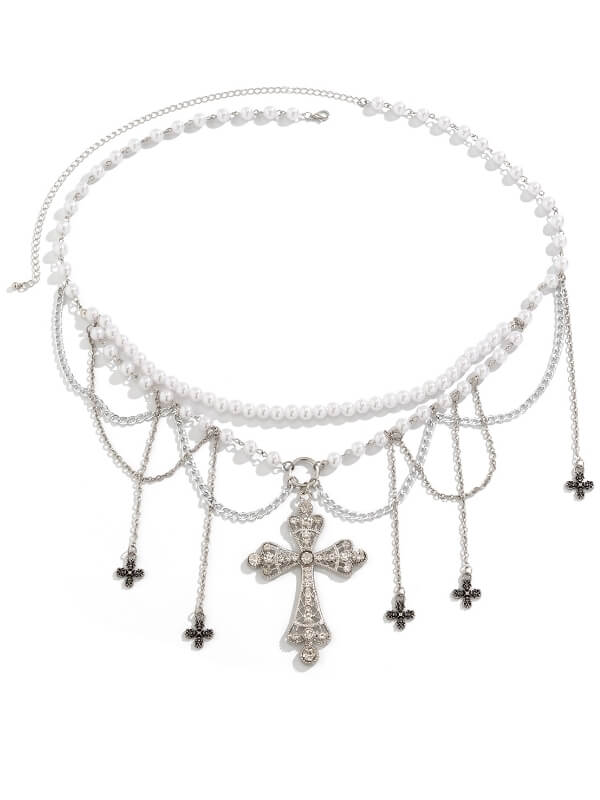 cutiekill-pearl-tassel-cross-metal-waist-chain-b0052