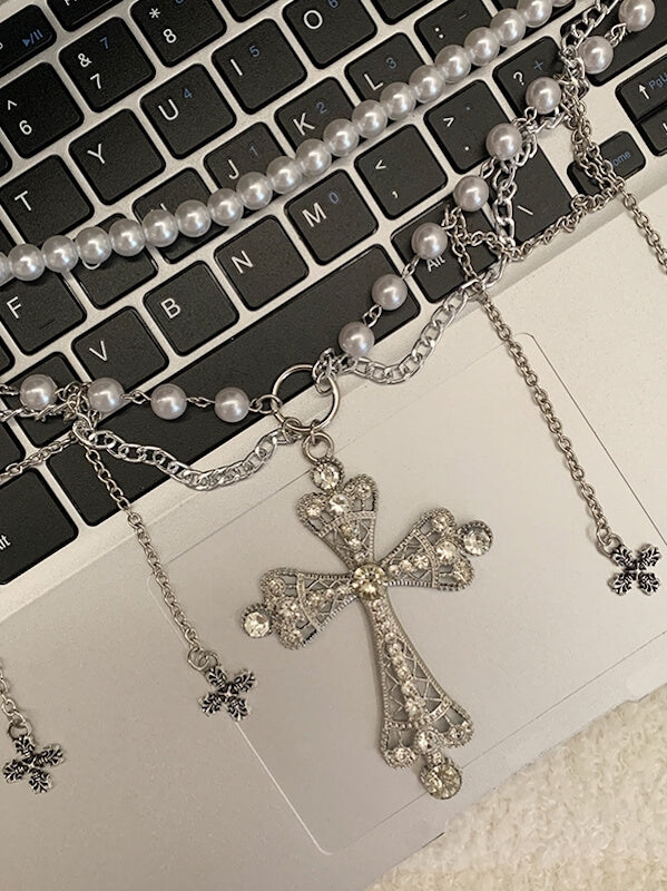 cutiekill-pearl-tassel-cross-metal-waist-chain-b0052