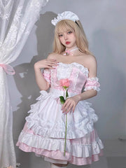 cutiekill-pink-cafe-maid-dress-ah0488