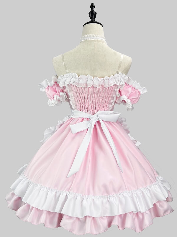 cutiekill-pink-cafe-maid-dress-ah0488