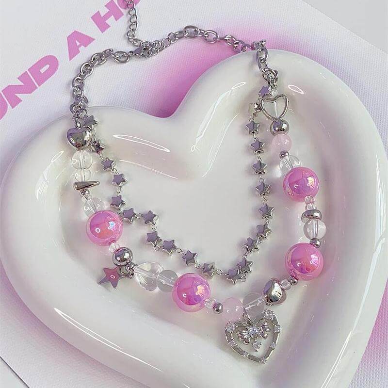 cutiekill-pink-candy-heart-necklace-ah0507