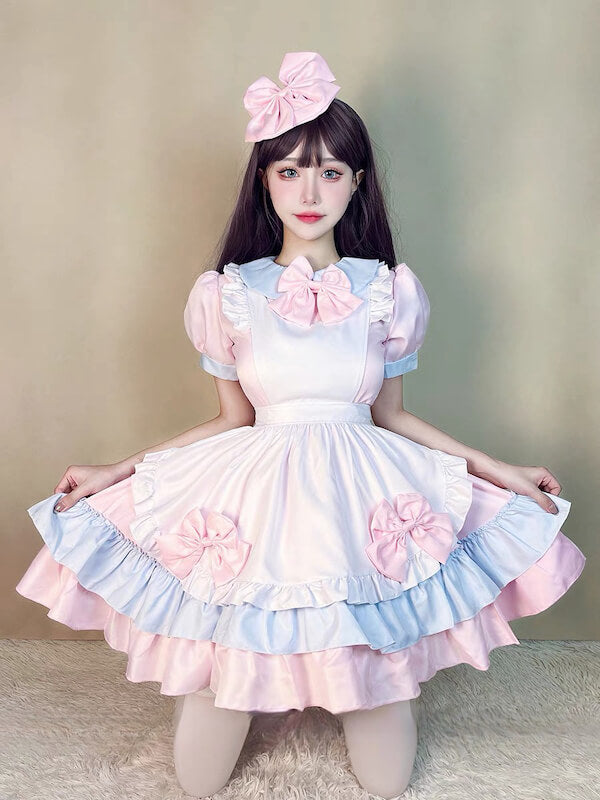 cutiekill-pink-creamy-maid-dress-ah0694-2