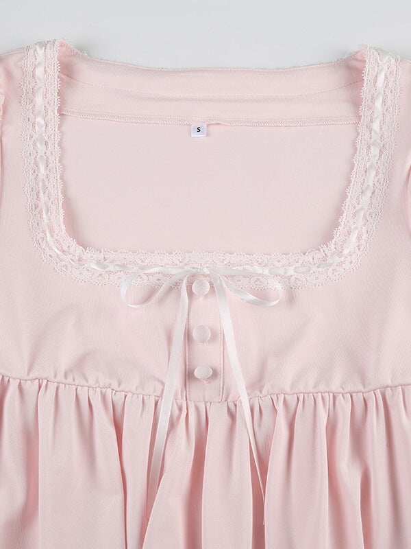 cutiekill-pink-dollette-puff-sleeves-top-om0453