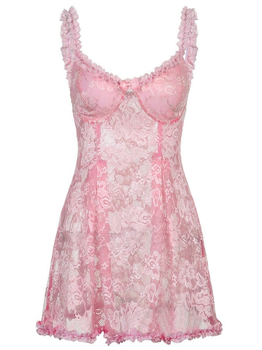 cutiekill-pink-lace-see-through-dress-om0340 600
