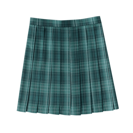 cutiekill-poetic-green-jk-vintage-plaid-uniform-skirt-c0018309-1