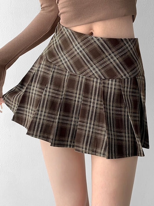 cutiekill-preppy-style-vintage-plaid-skirt-om0408 599