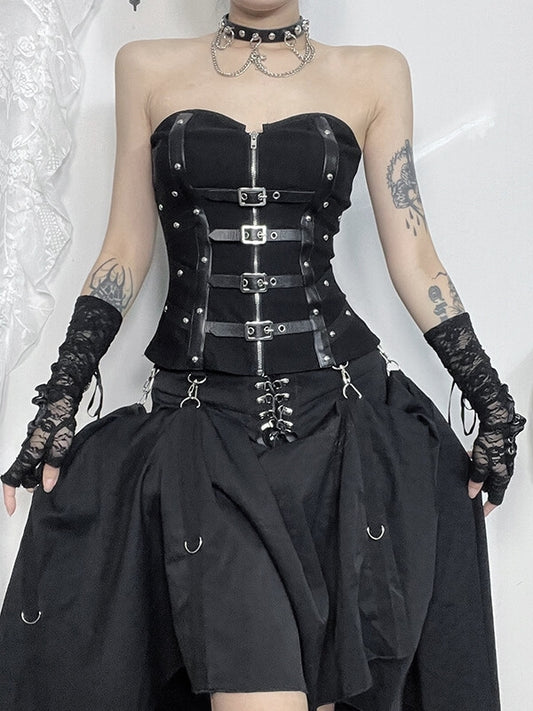 cutiekill-punk-girl-leather-buckle-bustier-corset-ah0701-6 600