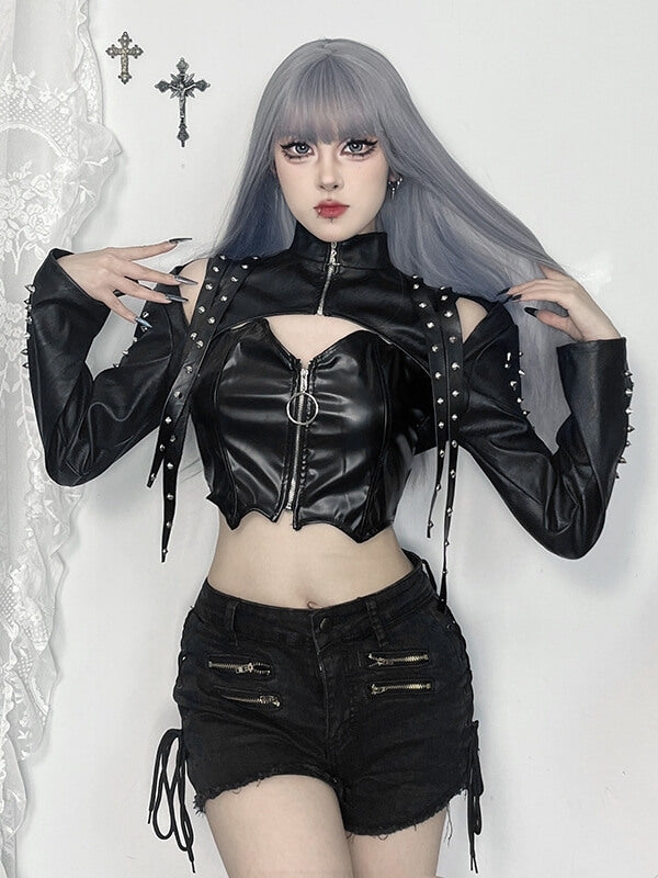 cutiekill-punk-girl-rivet-faux-leather-bolero-ah0733-2