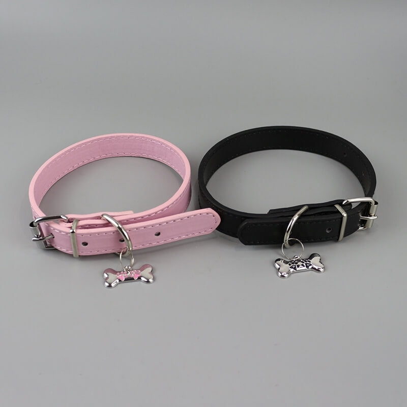 cutiekill-puppy-bone-choker-with-chain-leash-ah0789