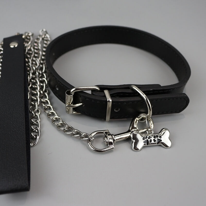 cutiekill-puppy-bone-choker-with-chain-leash-ah0789