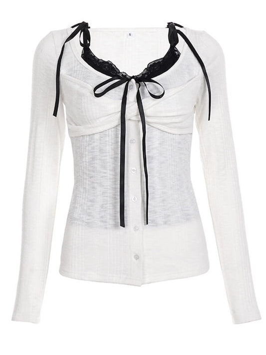 cutiekill-quiana-lace-up-black-white-patchwork-top-om0469