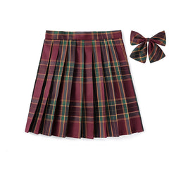 cutiekill-red-leaf-jk-vintage-plaid-uniform-skirt-jk1000-2