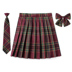 cutiekill-red-leaf-jk-vintage-plaid-uniform-skirt-jk1000-2