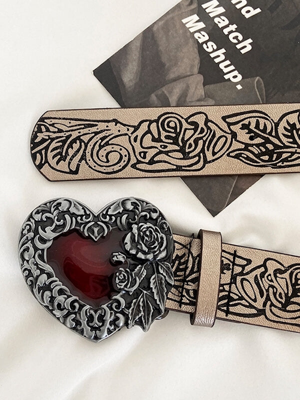 cutiekill-retro-bloody-heart-embossed-belt-b0051