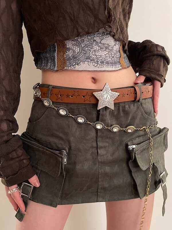 cutiekill-retro-star-buckle-belt-b0059