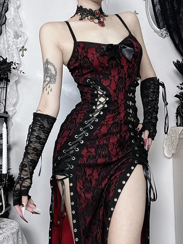 cutiekill-rose-bloom-in-darkness-lace-up-high-slit-dress-ah0904