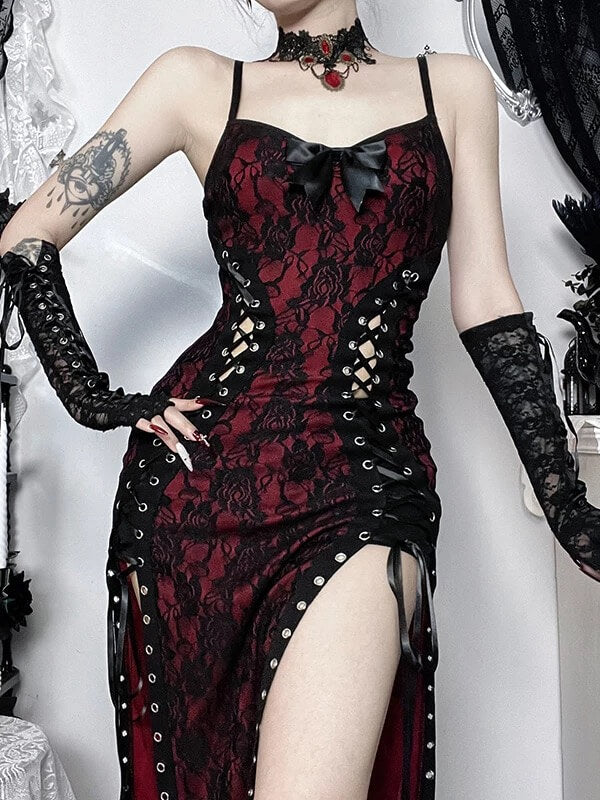 cutiekill-rose-bloom-in-darkness-lace-up-high-slit-dress-ah0904