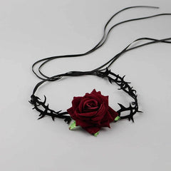  Analyzing image     cutiekill-rose-camellia-gothic-choker-ah0681