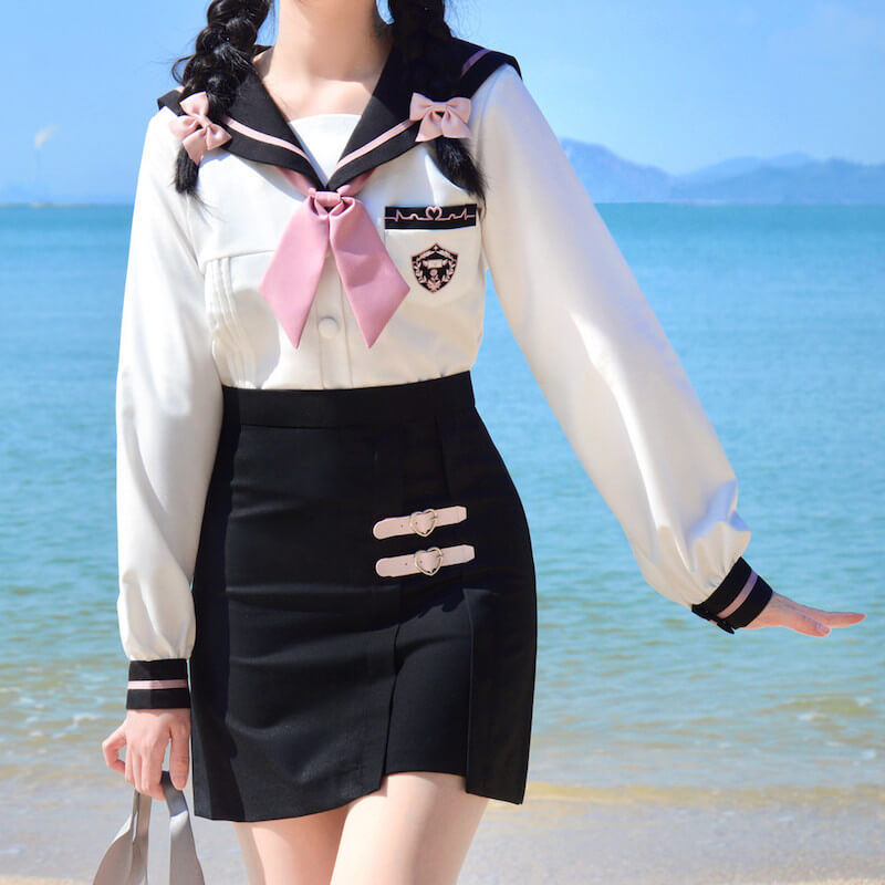    cutiekill-rose-love-letter-kawaii-uniform-set-jk0045