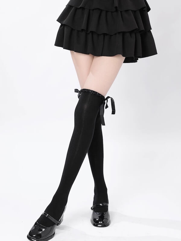 cutiekill-ruffled-bow-over-knee-stockings-c0116