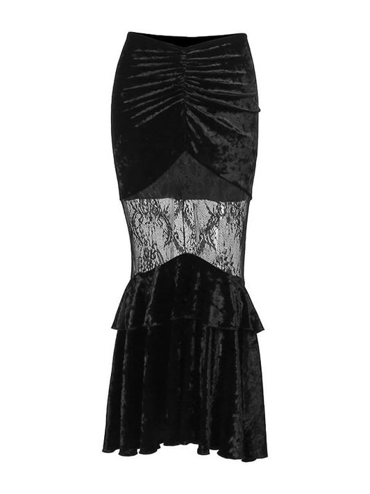 cutiekill-see-through-lace-fishtail-skirt-ah0584