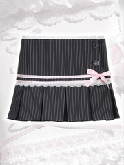 cutiekill-seraphina-pink-bow-stripe-mini-skirt-om0264