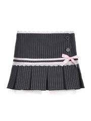 cutiekill-seraphina-pink-bow-stripe-mini-skirt-om0264