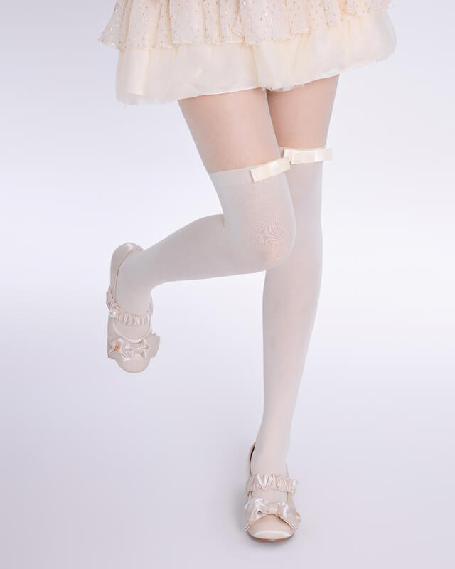 cutiekill-soft-bow-stockings-effect-tights-c0242