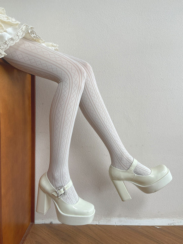 cutiekill-soft-cream-flared-leg-warmers-diamond-tights-c0563