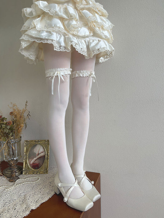 cutiekill-soft-cream-lace-ribbon-garter-velvet-tights-c0516