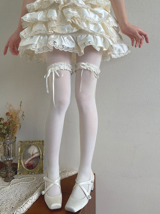 cutiekill-soft-cream-lace-ribbon-garter-velvet-tights-c0516