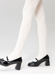 cutiekill-soft-girl-hollow-diamond-patterned-tights-c0436
