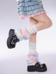 cutiekill-soft-rainbow-fluffy-leg-warmers-c0216