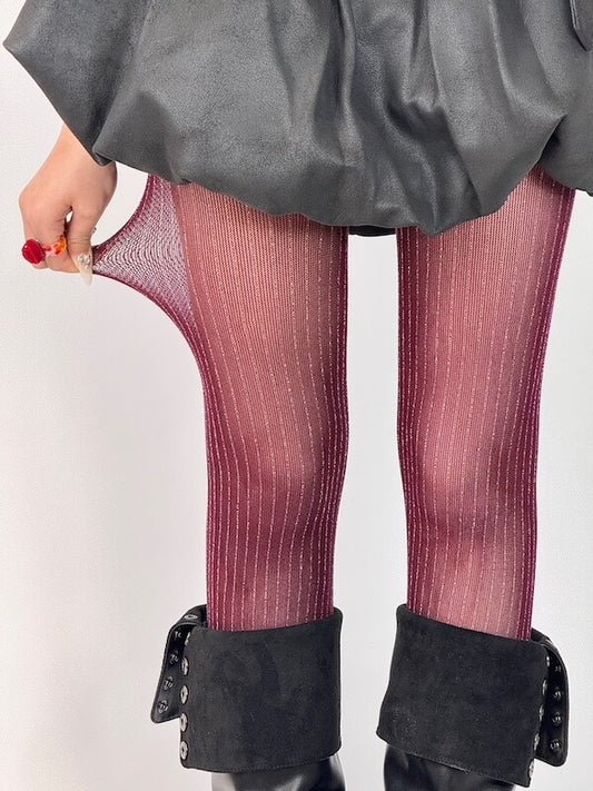 cutiekill-sparkling-shiny-striped-tights-c0244 600