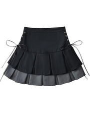 cutiekill-spicy-drawstring-double-layered-skirt-om0400