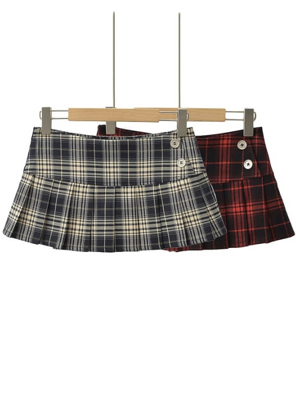 cutiekill-spicy-girl-plaid-low-waisted-mini-skirt-om0398